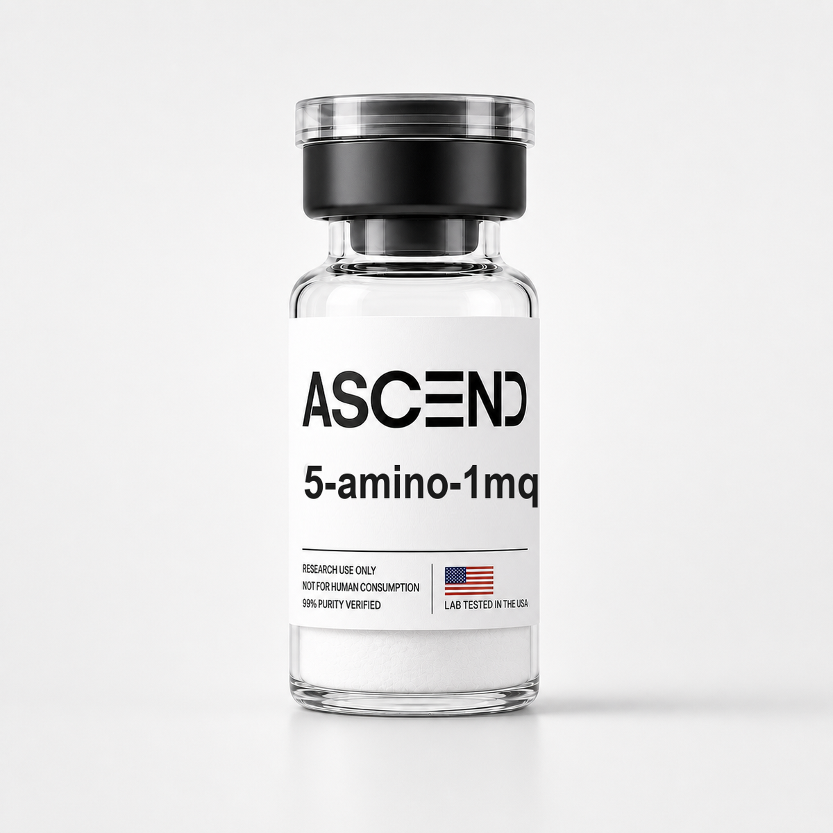 5-Amino-1MQ research reference standard vial
