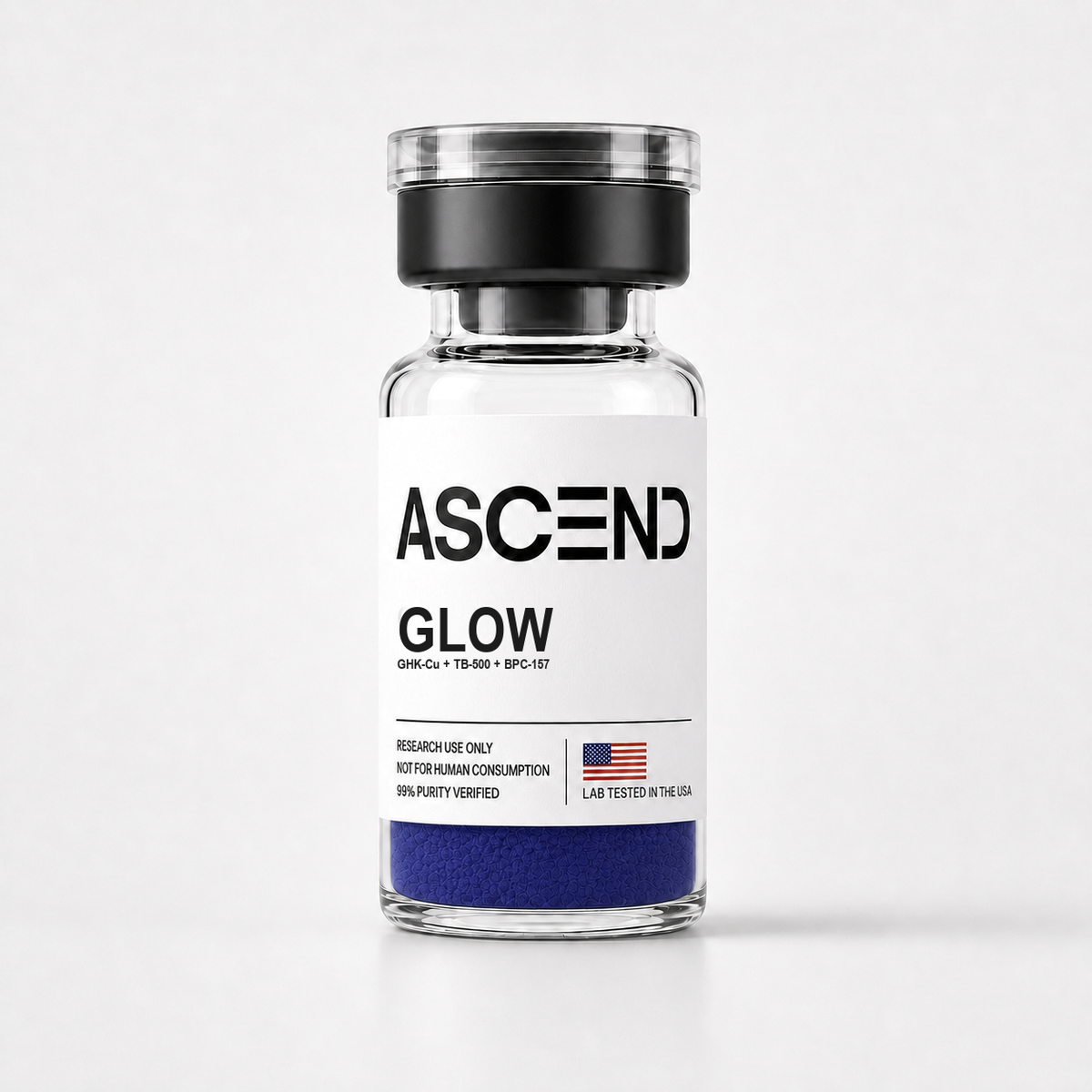 GLOW research reference standard vial