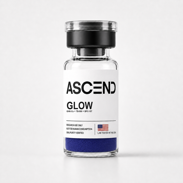 GLOW research reference standard vial