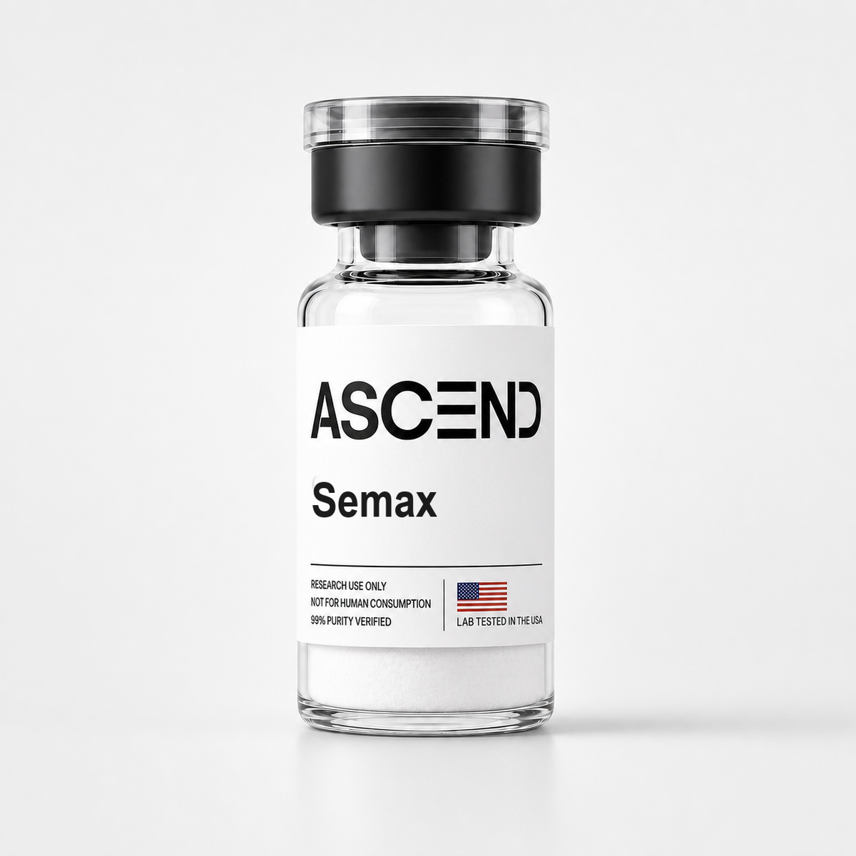 Semax research reference standard vial