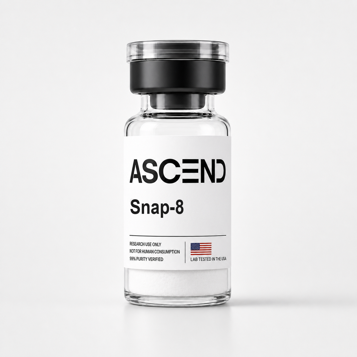 Snap-8 research reference standard vial