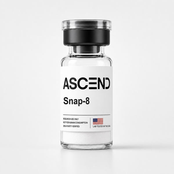 Snap-8 research reference standard vial
