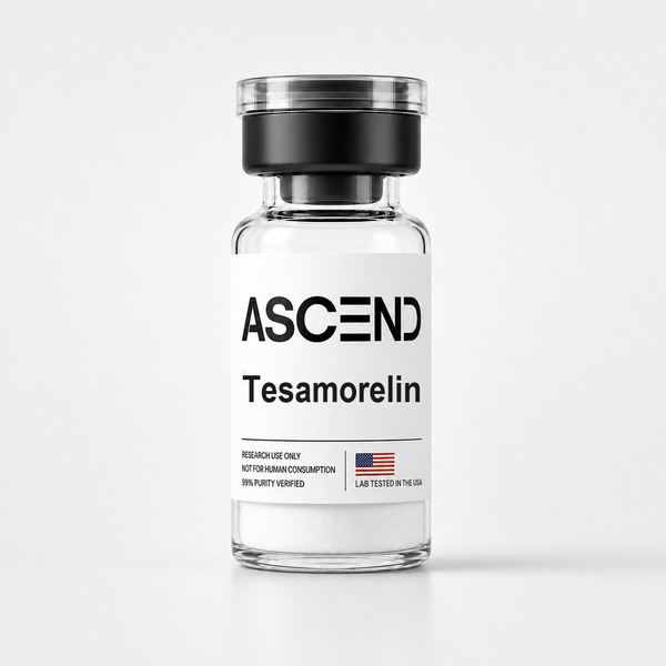 Tesamorelin research reference standard vial